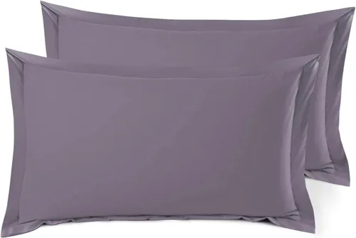 Miniatura 45 de Nestl Juego de 2 fundas tipo sham de almohada suaves - Fundas de almohada de microfibra de doble cepillado - Fundas de almohada de cama premium