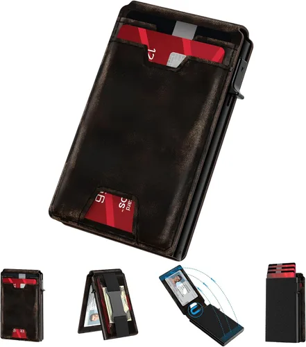 Miniatura 12 de typecase Cartera inteligente para hombre, Negro fibra de carbono