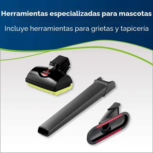 Miniatura 6 de Bissell Borrador de pelo para mascotas, aspiradora de mano inalámbrica, para el hogar, automóvil y mascotas, herramienta para hendiduras