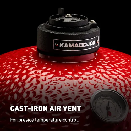 Miniatura 2 de Kamado Joe Joe Jr - Parrilla portátil de carbón de cerámica de 13.5 pulgadas con soporte para parrilla, rejilla de cocción de acero inoxidable