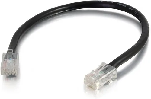Miniatura 48 de C2G, cables Cat 6, parche de cables sin arranque, Negro