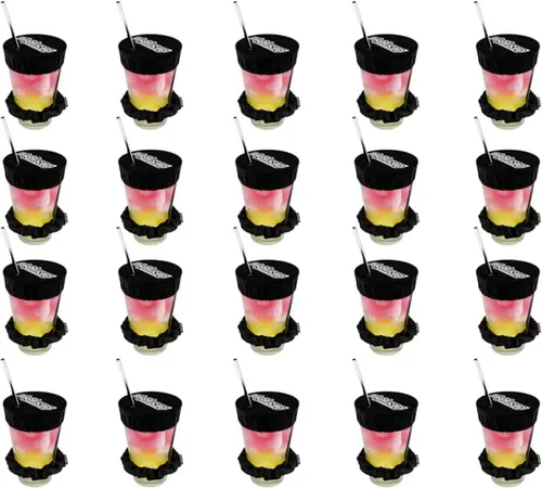 Miniatura 11 de Nightcap Coletero Cubrevasos - El Coletero Reutilizable para Prevención de Adulteración de Bebidas Como se Vio en Shark Tank Negro