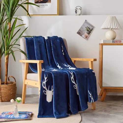 Miniatura 16 de Manta de felpa, manta de forro polar para sofá de 50 x 60 pulgadas, microfibra suave, calentita y ligera para todas las estaciones