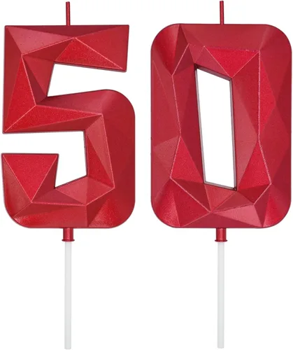 Miniatura 31 de DERVENTA Velas de cumpleaños con números grandes, 3D, color rosa, 3.7 pulgadas, decoración para tartas de fiesta, 1 pieza (número 3 rosa)
