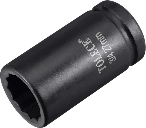 Miniatura 15 de uxcell 3/4-Inch Drive 0.827 in 12-Point Deep Impact Socket, CR-MO Steel 3.071 in Longitud, Tamaños métricos