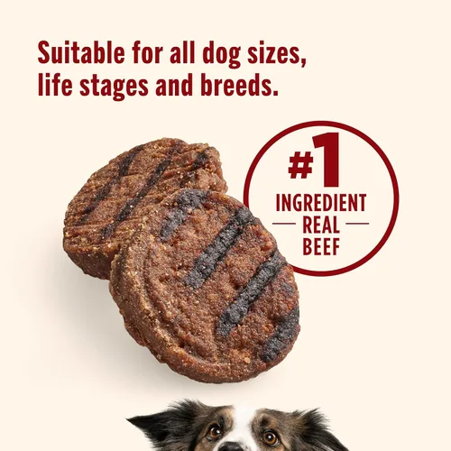 Miniatura 5 de Nutrish Burger Bites Receta de carne de res con bisonte Premium, bolsa de 5 onzas, paquete de 5 (Rachael Ray)