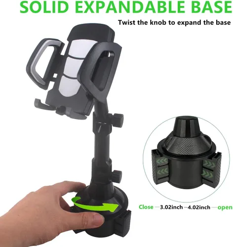 Miniatura 3 de Soporte universal para teléfono para carrito de golf, soporte universal para todos los teléfonos celulares de 4.7 a 6.8 pulgadas, compatible