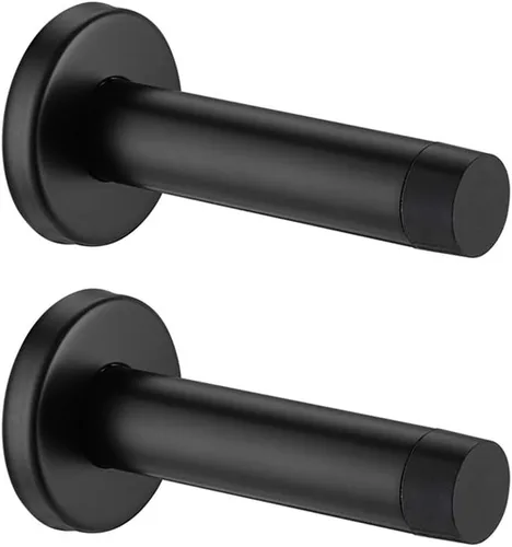 Miniatura 16 de JQK Tope de puerta, acero inoxidable 304 de grosor de 0.039 pulgadas (0.039 in), amortiguador de sonido, tope de puerta, protetor, 2 unidades, Punta