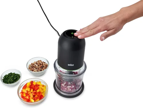 Miniatura 7 de Braun CH3012BK EasyPrep™ Mini procesador de alimentos, 4 tazas, negro