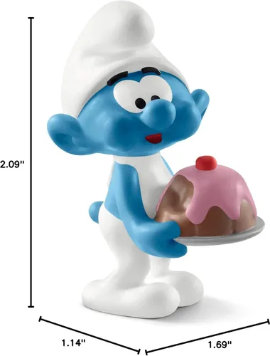 Miniatura 2 de Schleich Pitufos, Juguetes retro para niños, Pitufo goloso