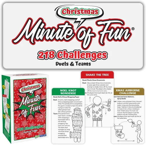 Miniatura 8 de Funwares Edición Espeluznante de Halloween, 100 Minutos de Juegos Divertidos - Minute to Win It Fiesta Familiar y de Viaje para Niños y Adultos
