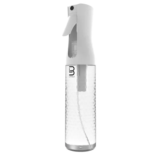 L3 Botella de spray biselada – Spray continuo con un patrón de niebla fina – Suministros para peluqueros y peluqueros – Menos fatiga de la mano en