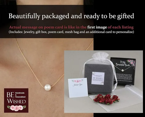 Miniatura 30 de Be Wished Regalos de condolencias por la pérdida de la madre, regalos conmemorativos llenos de oro para la pérdida de mamá, regalos de duelo, collar