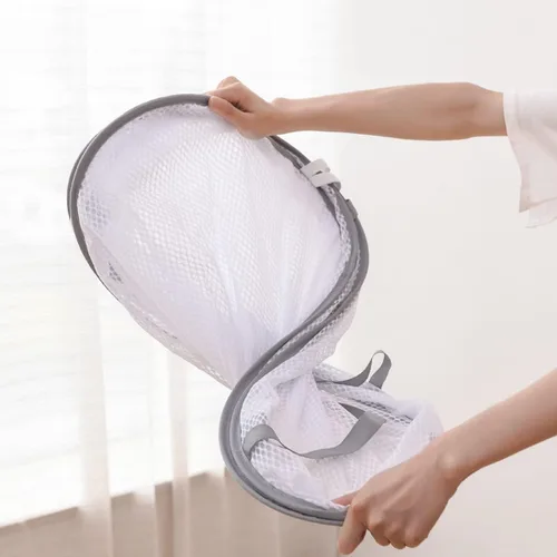 Miniatura 7 de Estante de secado de ropa plegable grande, estante de secado de ropa, estante portátil de secado de suéter, secadora de aire colgante de malla, Gris