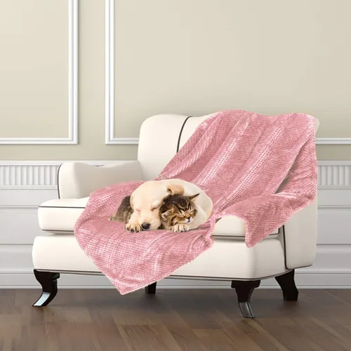 Miniatura 7 de Manta de alta calidad Msicyness para perro, manta polar acolchada, suave y cálida para mascotas, perros y gatos. Beige
