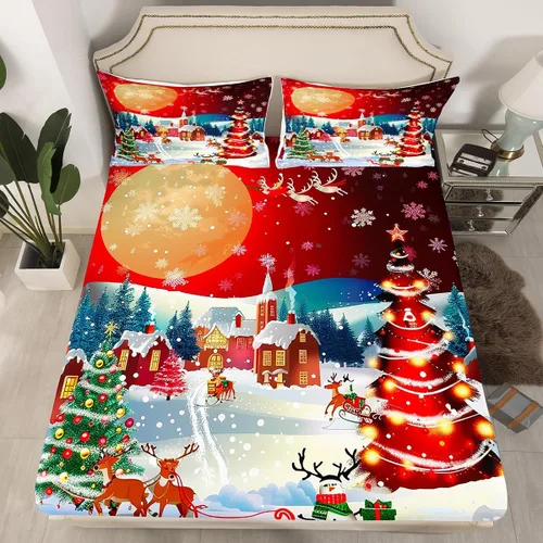Miniatura 10 de Juego de sábanas ajustables de hurón para niños, bonitos juegos de ropa de cama de animales salvajes, lindo juego de ropa de cama de vida silvestre