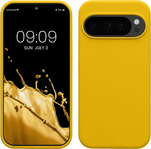 Miniatura 605 de kwmobile Funda Compatible con Google Pixel 6 Pro - Funda de teléfono de silicona TPU con acabado suave - Azul Arrecife