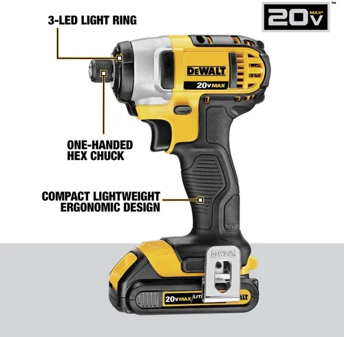 Miniatura 7 de DEWALT Kit combinado 20V MAX, compacto de 7 herramientas (DCK720D2)