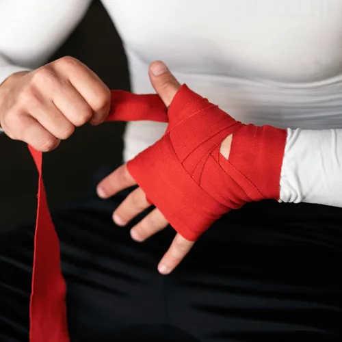 Miniatura 6 de PATIKIL Vendas de mano de boxeo vendajes elásticos para artes marciales para Muay Thai Kickboxing