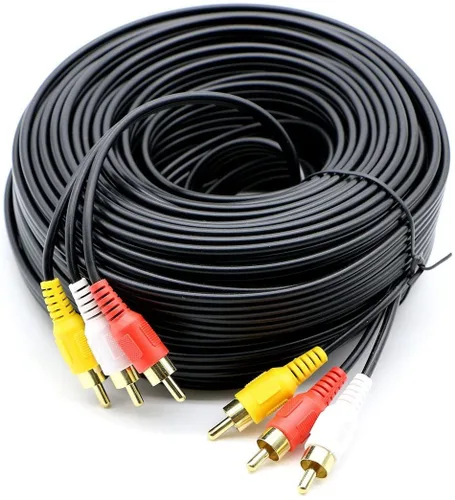 Miniatura 9 de Cable de Audio y Vídeo 3 RCA Compuesto Macho a Macho para DVD (1.83 m) para Televisión