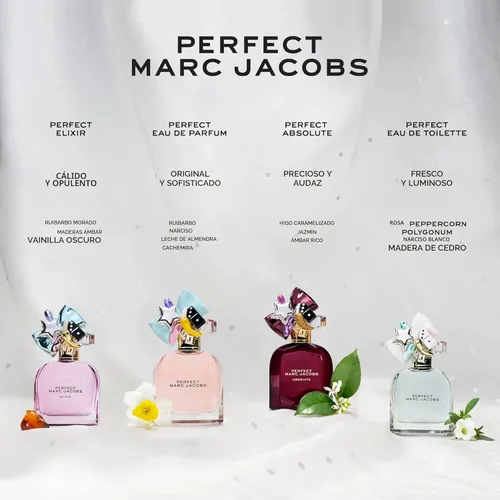 Miniatura 9 de Marc Jacobs Perfect Eau de Parfum – Perfume Floral Mujer – Con Notas de Ruibarbo, Narciso