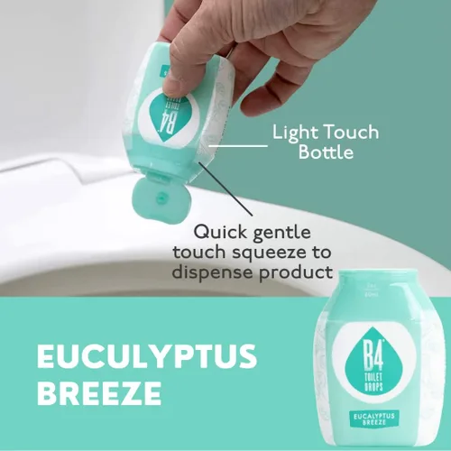 Miniatura 2 de B4 - Gotas desodorizantes para inodoro y baño, 3 unidades, botellas de 2 onzas (paquete variado)