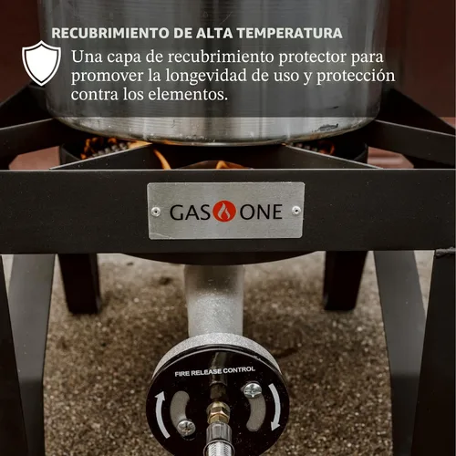 Miniatura 3 de GasOne - Quemador de propano de 200K BTU - Estufa de propano de alta resistencia - Quemador para exteriores con regulador ajustable de 0-20 psi