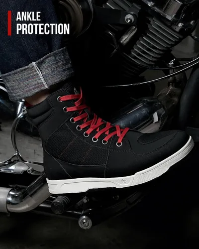 Miniatura 7 de Zapatos para motociclismo Road Street Motocross. Botas de protección para hombres, zapatos para deportes, transpirables y casuales.