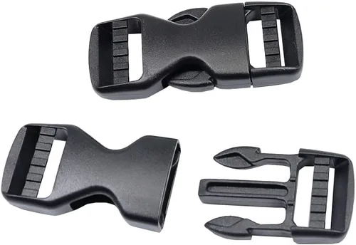 Hebillas de liberación lateral Hebilla de plástico resistente Clips broches Mochila Hebilla Reemplazo para correa