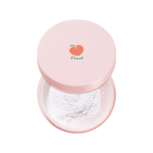 Miniatura 5 de SKINFOOD Polvo de algodón de durazno multiacabado 0.53 oz – Polvo sedoso de control de sebo con extracto y calamina para piel grasa, relleno