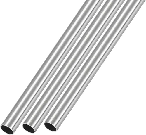 Miniatura 8 de METALLIXITY Tubo de acero inoxidable 304 (0.276 in de diámetro exterior x 0.031 in de alto x 11.811 in de largo) 3 piezas, tubo recto, para muebles