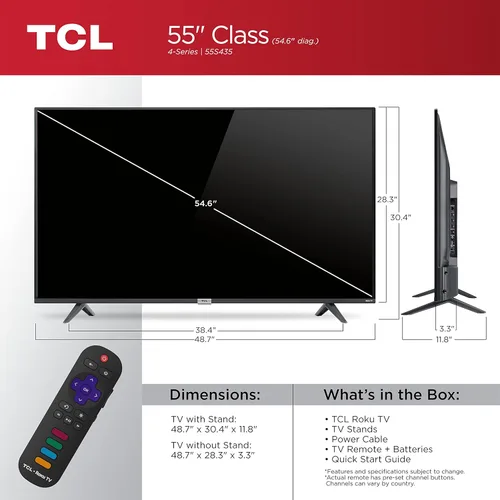 Miniatura 2 de TCL Televisor LED inteligente 4K UHD de 43 pulgadas - 43S435, modelo 2021