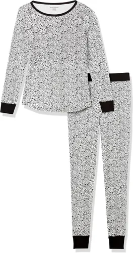 Miniatura 5 de Amazon Essentials Conjunto de pijama de algodón ajustado para mujer - Colores descontinuados