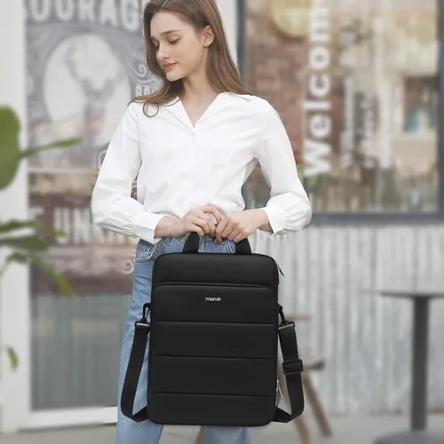 Miniatura 2 de MOSISO Bolsa de hombro vertical para laptop, bolsas de computadora de 15 a 16 pulgadas compatibles con MacBook Pro de 16 pulgadas/Air de 15