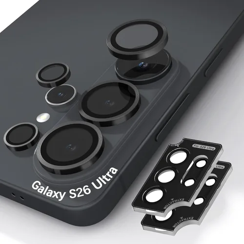 Miniatura 15 de Orzero Protector de lente de cámara compatible con Samsung Galaxy S25, bandeja de instalación de un solo paso, cubierta de vidrio con anillo