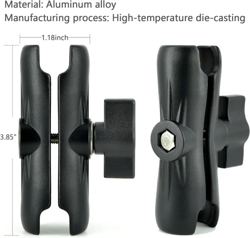 Miniatura 8 de VAUBORTTI Base de taladro de aluminio resistente para tableta, para tablet iPad Pro/Mini, soporte para iPad Pro/Mini, soporte para iPad Pro y Mini
