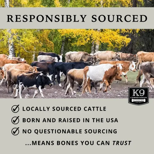 Miniatura 5 de K9 Connoisseur Golosinas de pulmón de res para perros de entrenamiento, todo natural y magro, hecho en Estados Unidos, ingrediente único, golosinas