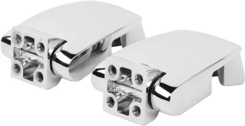 Miniatura 2 de Tour - Bisagras de equipaje para Harley Touring/Trike Road King FLHR Road Glide FLTRX Street Glide FLHX Electra Glide FLHT 1988-2013, cromadas