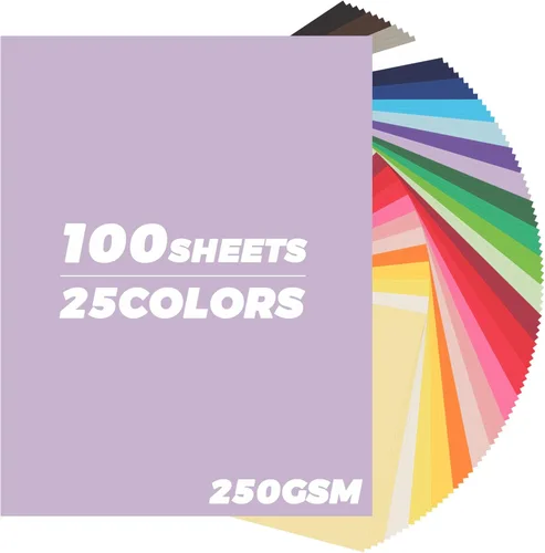 Miniatura 25 de 25 hojas de cartulina roja de Navidad - 8.5" x 11" 92lb Cartulina de doble cara de cubierta 250gsm Papel pesado para manualidades artísticas, Rojo