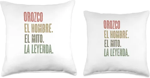 Miniatura 3 de OROZCO - El Hombre El Mito La Leyenda Nombre Camisa - Throw Pillow