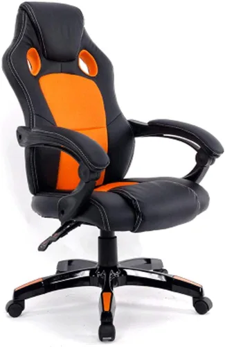Miniatura 13 de YYDS Silla reclinable para juegos, silla giratoria de elevación ergonómica ejecutiva con ancla de elevación giratoria, silla de deportes deportivos