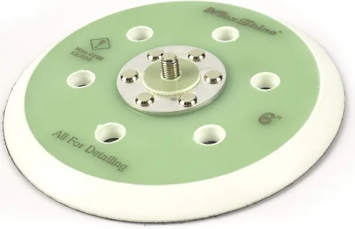 Miniatura 6 de Maxshine Placa de respaldo universal de doble acción de gancho y bucle de 6 pulgadas - Se adapta a pulidores DA con rosca de 5/16 pulgadas - Soporta