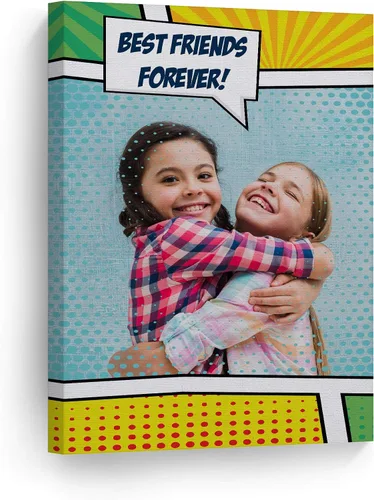 Miniatura 23 de Smile Art Design Impresión en lienzo personalizada: arte de pared con fotos personalizadas, hecho a pedido en Estados Unidos, lienzo premium