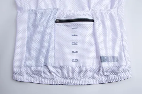 Miniatura 5 de Conjunto de camisetas de ciclismo para mujer, altamente transpirables, pantalones cortos con bolsillos y acolchado 4D