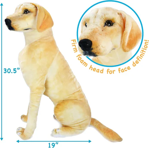 Miniatura 2 de TigerHart Leanna The Labrador - Perro de peluche de 30 pulgadas