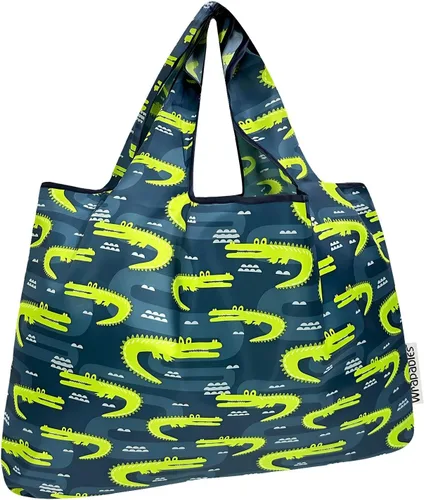 Miniatura 8 de allydrew Bolsas de comestibles reutilizables de nailon plegables grandes