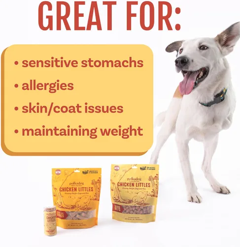 Miniatura 5 de Polkadog Chicken Littles - Trozos crujientes de entrenamiento para perros, todos naturales, golosinas de entrenamiento saludables con ingredientes