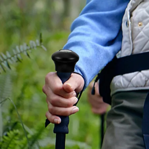 Miniatura 8 de SUPVOX Brújula de mango de bola de bastón de trekking: reemplazo de la brújula de palanca de senderismo para bastones de madera, montañismo