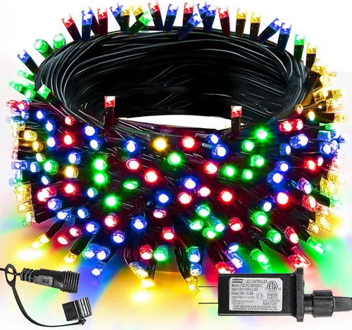Miniatura 19 de TW SHINE - Luces de Navidad que cambian de color, 200 luces LED RGB de 66 pies, luces de Halloween para exteriores con control remoto, impermeables