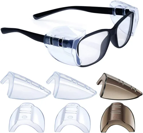 Miniatura 12 de Protectores laterales para gafas, protectores laterales deslizables, tamaño L se adapta a marcos de gafas medianos a grandes, tamaño M se adapta a